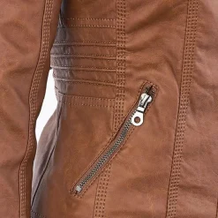 Leren Jassen Dames|Jassen Dames*LIESL - Leren zomerjas voor dames - Perfect voor Lente en Zomer