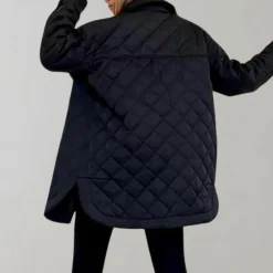 Jassen Dames*Lii - Stijlvolle lange damesjas voor de zomer Zwart