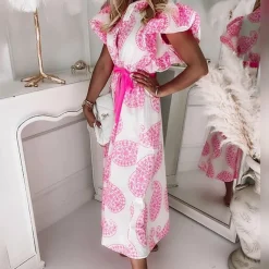 Jurken & Jumpsuits Dames*LILIANA - Modieuze zomerse midi-jurk