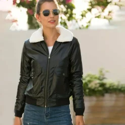 Jassen Dames*LILLIE - Stijlvolle zomerjas voor vrouwen Zwart