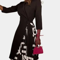 Jurken & Jumpsuits Dames*Lilou - Elegante geplooide damesjurk voor de zomer