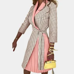 Jurken & Jumpsuits Dames*Lilou - Elegante geplooide damesjurk voor de zomer