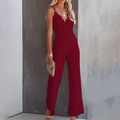 Jurken & Jumpsuits Dames*LILOU - Elegante zomer jumpsuit