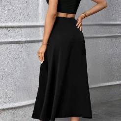 Broeken & Rokken Dames*LILYANNA - Zomerse Casual Rok voor Dames Zwart