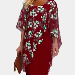 Jurken & Jumpsuits Dames*Linnea - Elegante zomer bloemenjurk voor dames