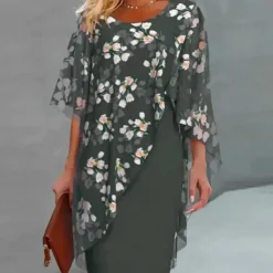 Jurken & Jumpsuits Dames*Linnea - Elegante zomer bloemenjurk voor dames