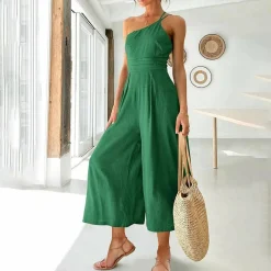 Jurken & Jumpsuits Dames*LINNEA - Stijlvolle ééndelige zomerjumpsuit
