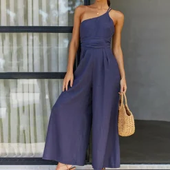 Jurken & Jumpsuits Dames*LINNEA - Stijlvolle ééndelige zomerjumpsuit