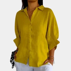 Blazers & Blouses Dames*Liva - Casual zomerblouse voor vrouwen - Perfect voor Lente en Zomer