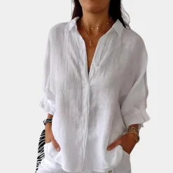Blazers & Blouses Dames*Liva - Casual zomerblouse voor vrouwen - Perfect voor Lente en Zomer