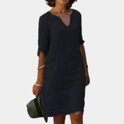 Jurken & Jumpsuits Dames*Livia - Casual zomerjurk voor vrouwen - Perfect voor Lente en Zomer