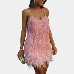 Jurken & Jumpsuits Dames*Lizette - Classy damesjurk voor de zomer