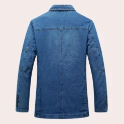 Jassen Heren*LOGAN - Klassieke Denim blazer voor Heren - Perfect voor de Lente en Zomer