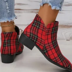 Damesschoenen*LORELY - Stijlvolle Zomerlaarzen voor Dames Rood