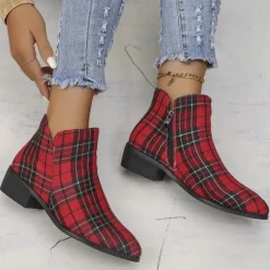 Damesschoenen*LORELY - Stijlvolle Zomerlaarzen voor Dames Rood