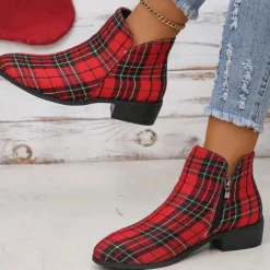 Damesschoenen*LORELY - Stijlvolle Zomerlaarzen voor Dames Rood