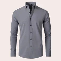 Shirts Heren*Lorenzo - Heren Ultra-Flex Zomer Overhemd