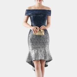 Jurken & Jumpsuits Dames*Loretta - Elegante zomerse paillettenjurk voor dames