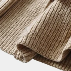 Truien & Vesten Dames*Lotti - Tijdloos Dames Vest met Riem voor de Zomer Bruin