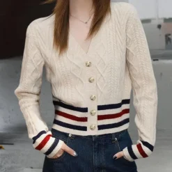 Truien & Vesten Dames*LUA - Elegante Zomervest voor Dames Beige