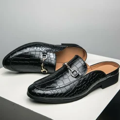 Schoenen Heren*LUCA - Stijlvolle zomerse loafers met open achterkant