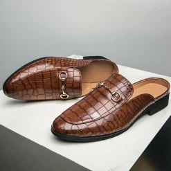 Schoenen Heren*LUCA - Stijlvolle zomerse loafers met open achterkant