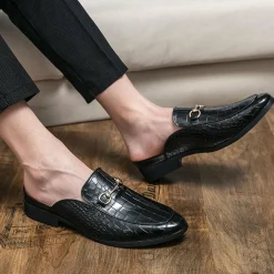 Schoenen Heren*LUCA - Stijlvolle zomerse loafers met open achterkant