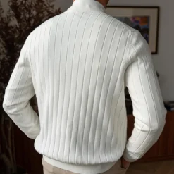 Truien & Vesten Heren*Lucian - Luxueus Eenvoudig Gebreid Herensweater voor de Zomer