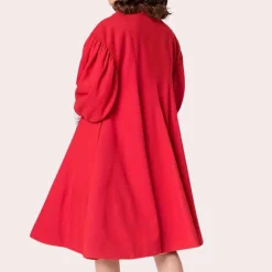 Jassen Dames*LUCIANA - Veelzijdige Jas voor Dames Rood