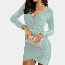 Jurken & Jumpsuits Dames*Lucie - Elegante bodycon damesjurk met lange mouw voor de zomer