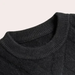 Truien & Vesten Heren*LUCIFER - Luchtige Zomertrui voor Heren Donkergrijs