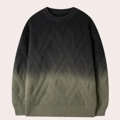 Truien & Vesten Heren*LUCIFER - Luchtige Zomertrui voor Heren Donkergrijs