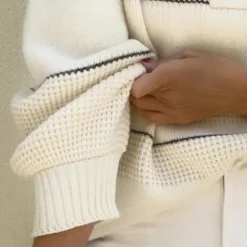 Truien & Vesten Dames*LUCINDA - Stijlvolle Zomer Trui voor Dames Wit