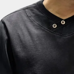 Truien & Vesten Heren*LUCIUS - Comfortabele Lange Mouwen voor Heren - Perfect voor de Lente en Zomer Zwart