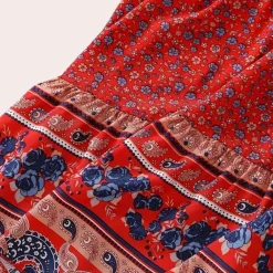 Jurken & Jumpsuits Dames*Ludmila - Zomerse bloemige boho jurk voor dames