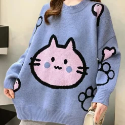 Truien & Vesten Dames*LUMI - Modieuze Zomertrui voor Dames Blauw