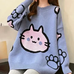 Truien & Vesten Dames*LUMI - Modieuze Zomertrui voor Dames Blauw