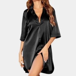 Jurken & Jumpsuits Dames*Luxe & comfortabele dames slaapjurk voor de zomer