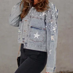 Jassen Dames*LYRIC - Luxe Zomers Spijkerjasje voor Dames