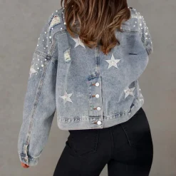 Jassen Dames*LYRIC - Luxe Zomers Spijkerjasje voor Dames