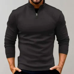 Shirts Heren*Lyyti - Lichte zomertrui met rits voor heren