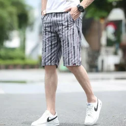 Broeken Heren*MABUZ - Luchtige zomershorts voor mannen