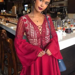 Jurken & Jumpsuits Dames*MADDIE - Stijlvolle zomer mini-jurk