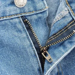 Broeken & Rokken Dames*MAILANI - Stijlvolle Denim Cargo Broek voor Dames - Zomerse Editie Lichtblauw