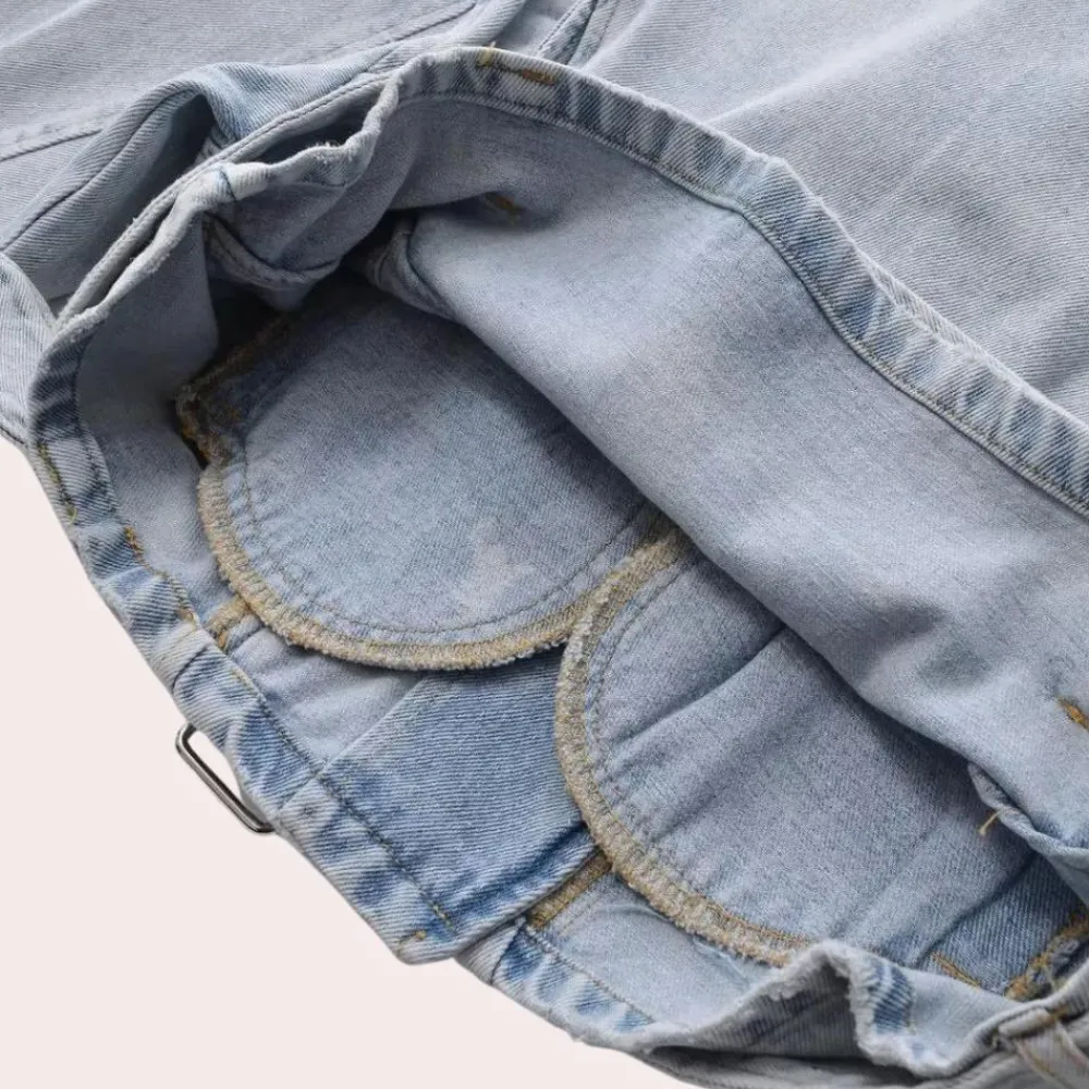 Jassen Heren*MAILE - Stijlvolle Zomerse Denim Jas voor Dames Lichtblauw