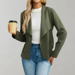 Jassen Dames*Maiuc - Stijlvol suède damesjack voor de zomer