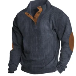 Truien & Vesten Heren*MALACHY - Luchtige geribde zomertrui voor mannen