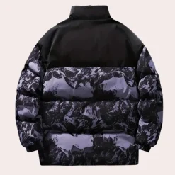 Jassen Heren*MALEKO - Tijdloze Winterjas voor Heren Zwart