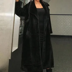 Jassen Dames*MALIE - Stijlvolle Jas voor Dames Zwart