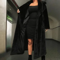 Jassen Dames*MALIE - Stijlvolle Jas voor Dames Zwart